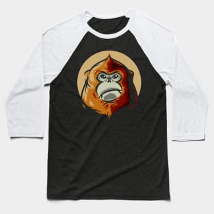 Golden Snub Nosed Monkey Baseball T-Shirt